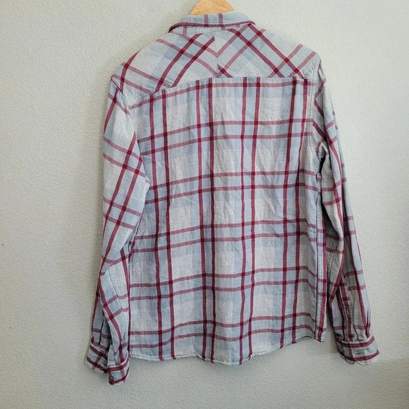 Toad & Co Mens DUALLY LINED FLANNEL Long Sleeve Shirt Jacket Size M Multicolor - Picture 2 of 8